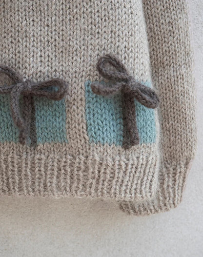 Christmas Morning Sweater Kids | Christmas sweater made of Merino and Soft Silk Mohair by Knitting for Olive