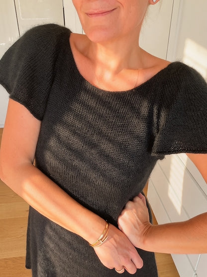 Whisper Dress | abito morbido e setoso in Pinta e Mohair Bliss di Pascuali