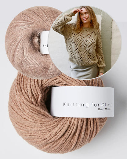Clotilde Sweater von Knitting for Olive mit Heavy Merino und Soft Silk Mohair 15