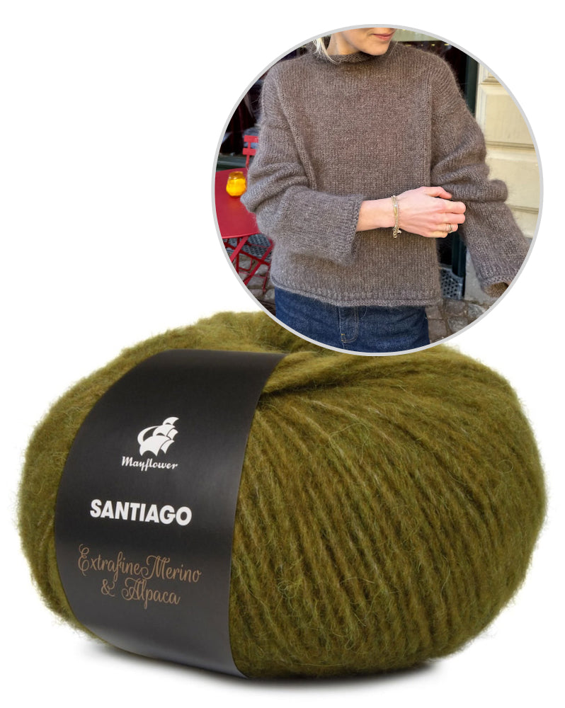 PetiteKnit Cloud Sweater Mayflower Edition mit Santiago 20