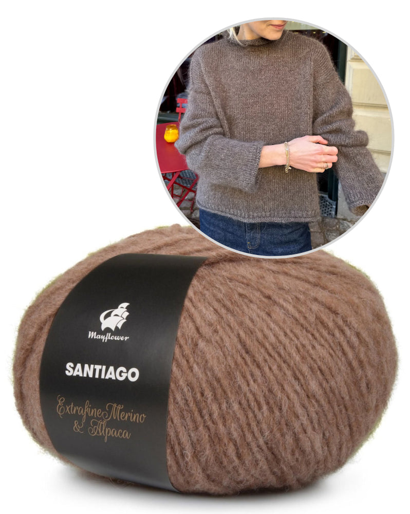 PetiteKnit Cloud Sweater Mayflower Edition mit Santiago 17
