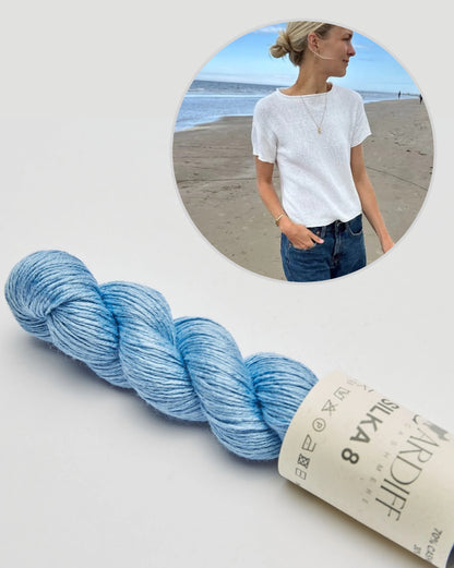 Cloud Tee - Silka Edition | scintillant et super doux en Silka de Cardiff Cashmere