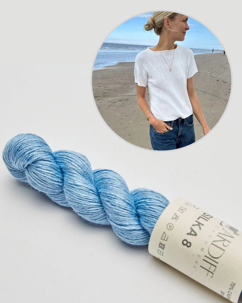 Cloud Tee - Silka Edition | scintillant et super doux en Silka de Cardiff Cashmere
