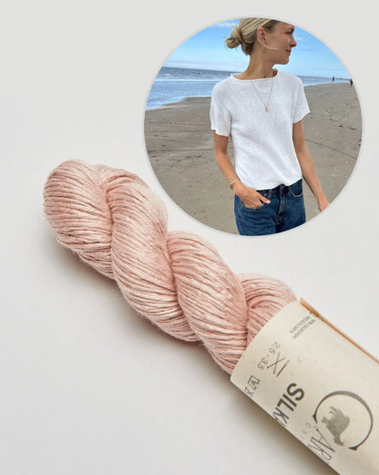 Cloud Tee - Silka Edition | scintillant et super doux en Silka de Cardiff Cashmere