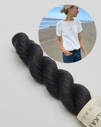 Cloud Tee - Silka Edition | scintillant et super doux en Silka de Cardiff Cashmere