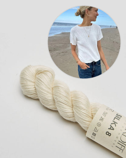 Cloud Tee - Silka Edition | scintillant et super doux en Silka de Cardiff Cashmere
