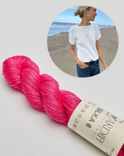 Cloud Tee - Silka Edition | scintillant et super doux en Silka de Cardiff Cashmere