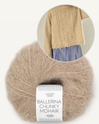 Clover Sweater | leicht und weich aus Ballerina Chunky Mohair von Sandnes Garn