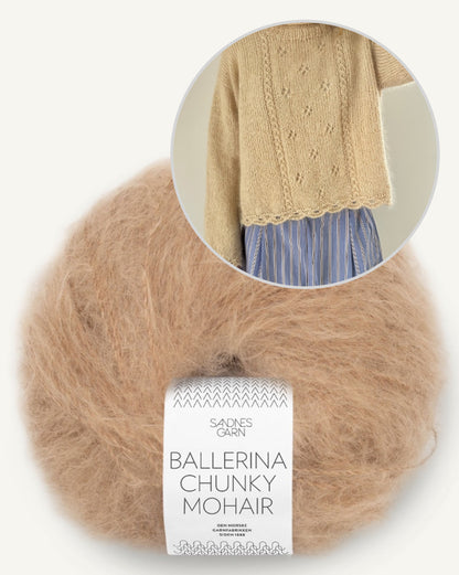 Clover Sweater | leicht und weich aus Ballerina Chunky Mohair von Sandnes Garn