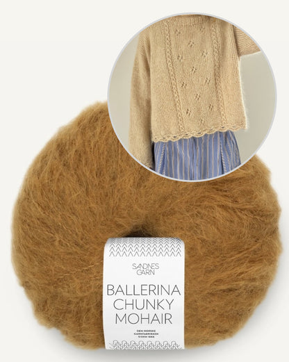 Clover Sweater | leicht und weich aus Ballerina Chunky Mohair von Sandnes Garn