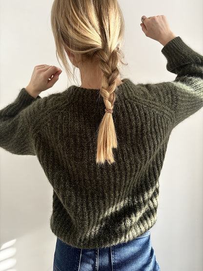 Rosebud Cardigan | fluffig weiches Patentmuster aus My Joy und Kid Seta von Gepard Garn