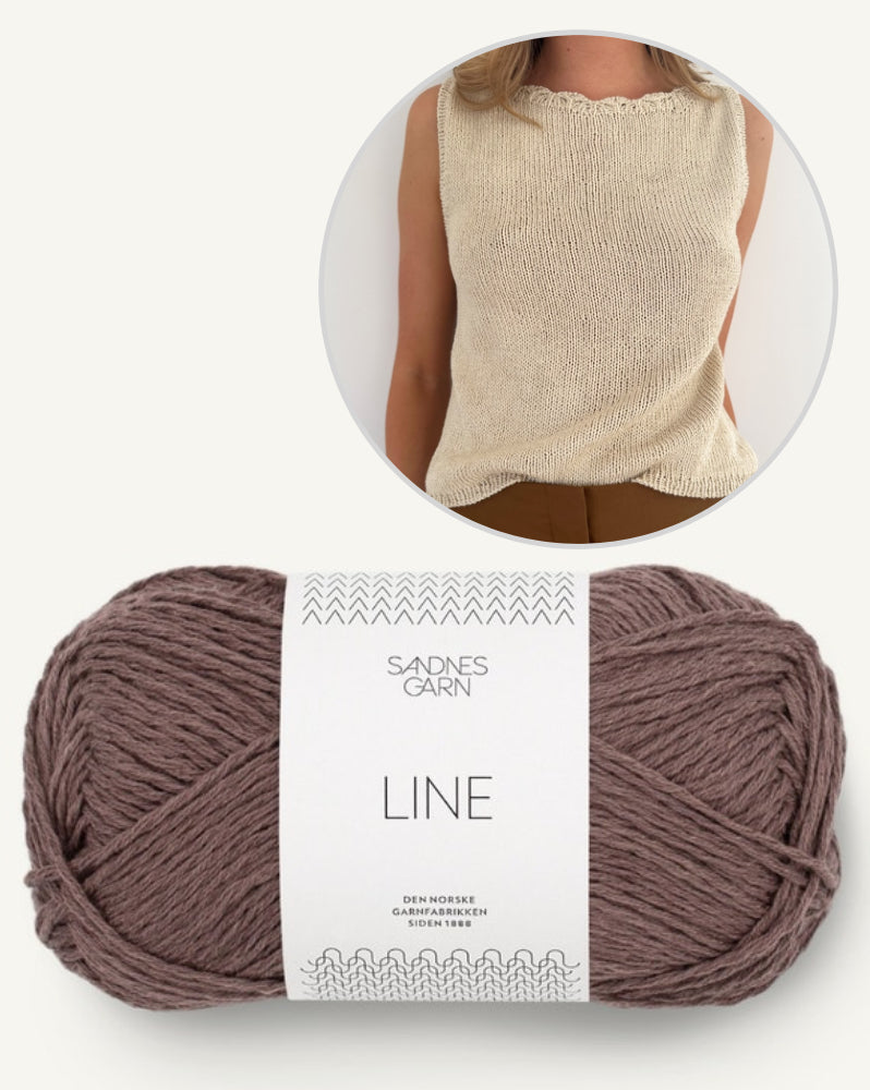 LeKnit Cora Top mit Line von Sandnes Garn 9