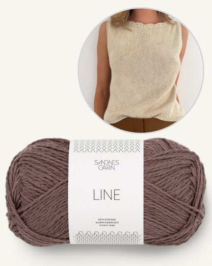 LeKnit Cora Top mit Line von Sandnes Garn 9