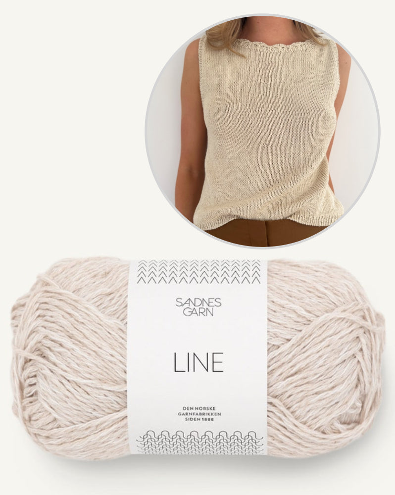 LeKnit Cora Top mit Line von Sandnes Garn 10