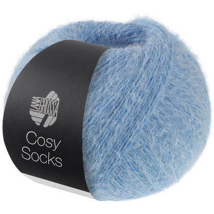 Lana Grossa Cosy Socks Farbe hellblau 004