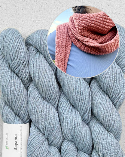 Cozy Pearl Shawl | lässiges Tuch für jeden Tag aus Sayama von Pascuali