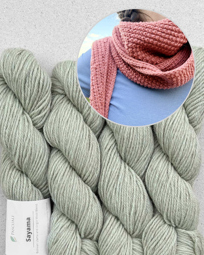 Cozy Pearl Shawl | lässiges Tuch für jeden Tag aus Sayama von Pascuali