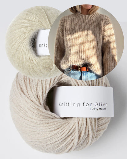Coco Amour Knitwear Cramond Sweater mit Heavy Merino und Soft Silk Mohair von Knitting for Olive 7