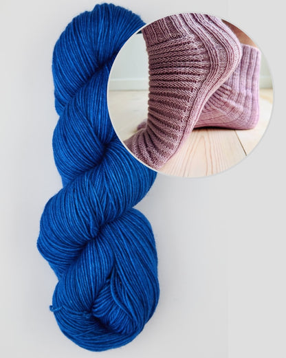 Curly Socks | très simple avec Terra de Symfonie Yarns