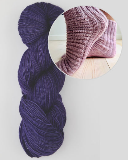 Curly Socks | très simple avec Terra de Symfonie Yarns