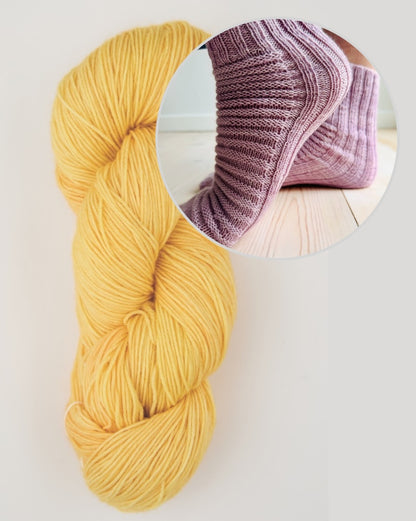 Curly Socks | très simple avec Terra de Symfonie Yarns