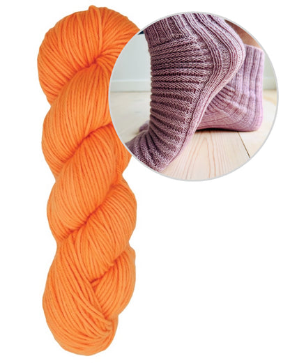 Curly Socks | très simple avec Terra de Symfonie Yarns