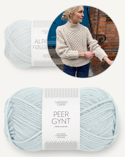 Dagmar Sweater | classic cable pattern from Peer Gynt and Alpakka Folgetrad