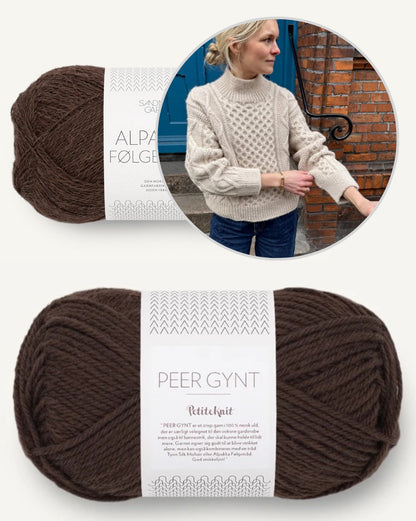 Dagmar Sweater | classic cable pattern from Peer Gynt and Alpakka Folgetrad