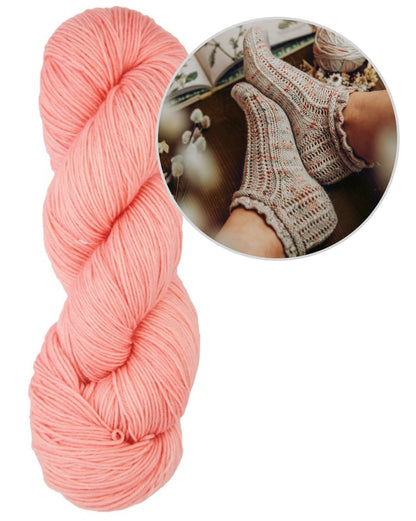 Daisy Lace Socks | zart und romantisch aus Terra von Symfonie Yarns