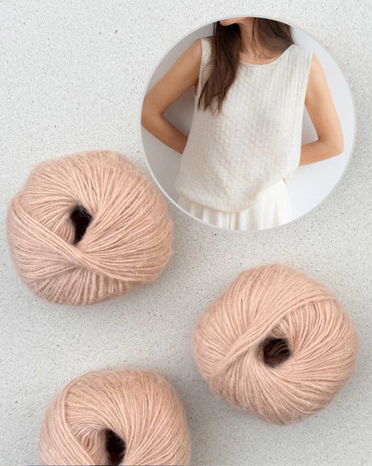 Dandelion Whiff Top | un motif léger en Suave de Pascuali