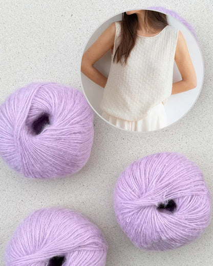 Dandelion Whiff Top | un motif léger en Suave de Pascuali