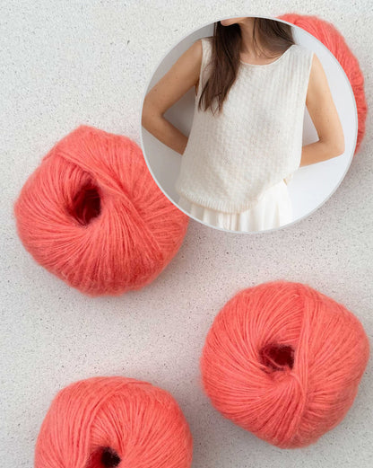 Dandelion Whiff Top | un motif léger en Suave de Pascuali