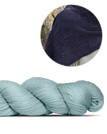 Danza | dansende mønster i Cheeky Merino Joy fra Rosy Green Wool