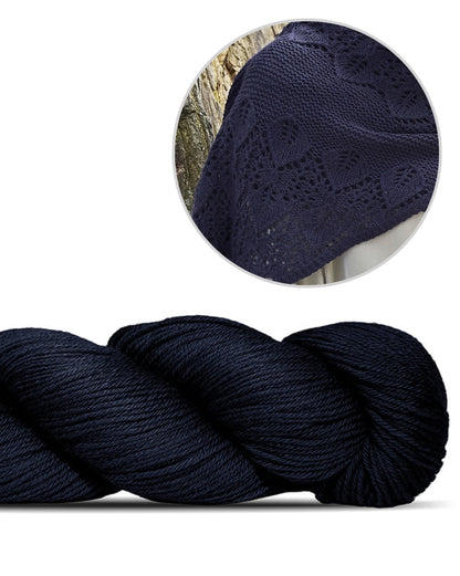 Danza | dansende mønster i Cheeky Merino Joy fra Rosy Green Wool