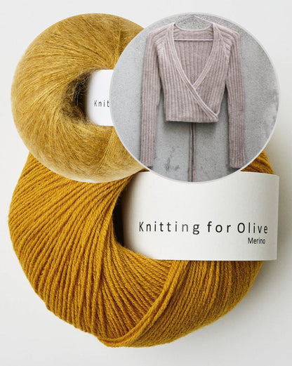 Darling Wrap | beautiful wrap cardigan made from Merino and Soft Silk
