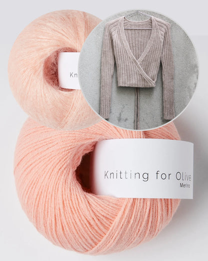 Darling Wrap | beautiful wrap cardigan made from Merino and Soft Silk