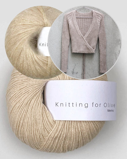Darling Wrap | beautiful wrap cardigan made from Merino and Soft Silk