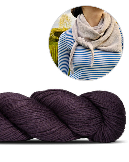 La couverture la plus simple du monde | souple et décontractée en Cheeky Merino Joy de Rosy Green Wool