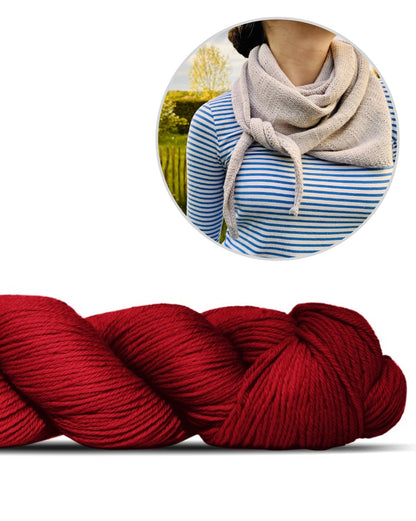 La couverture la plus simple du monde | souple et décontractée en Cheeky Merino Joy de Rosy Green Wool