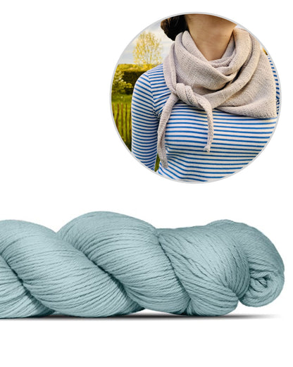 La couverture la plus simple du monde | souple et décontractée en Cheeky Merino Joy de Rosy Green Wool
