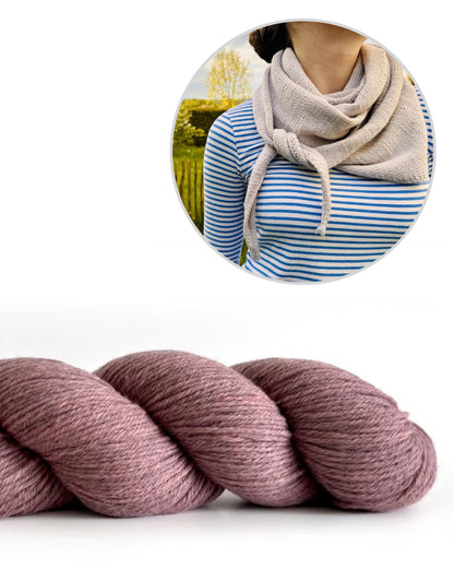 La couverture la plus simple du monde | souple et décontractée en Cheeky Merino Joy de Rosy Green Wool