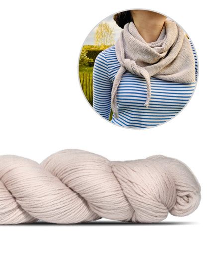La couverture la plus simple du monde | souple et décontractée en Cheeky Merino Joy de Rosy Green Wool