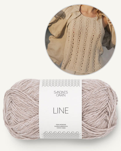 Dawn Top | motif aéré et flatteur en Line de Sandnes Garn