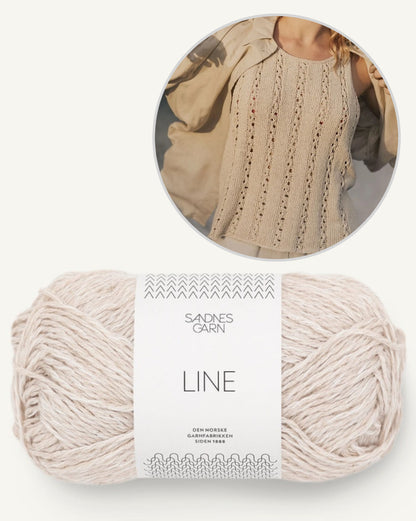 Dawn Top | motif aéré et flatteur en Line de Sandnes Garn