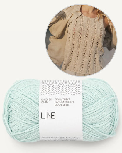 Dawn Top | motif aéré et flatteur en Line de Sandnes Garn