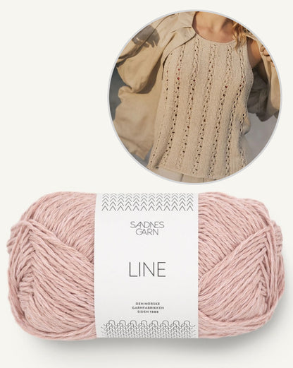 Dawn Top | motif aéré et flatteur en Line de Sandnes Garn