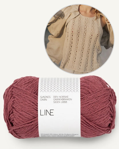 Dawn Top | motif aéré et flatteur en Line de Sandnes Garn
