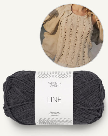 Dawn Top | motif aéré et flatteur en Line de Sandnes Garn