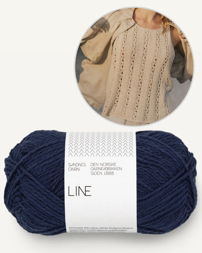 Dawn Top | motif aéré et flatteur en Line de Sandnes Garn