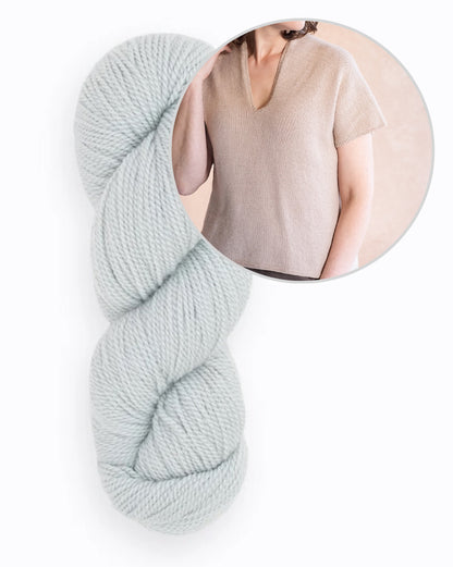T-shirt Dima | décontracté et soyeux, en Tynd de Woolfolk